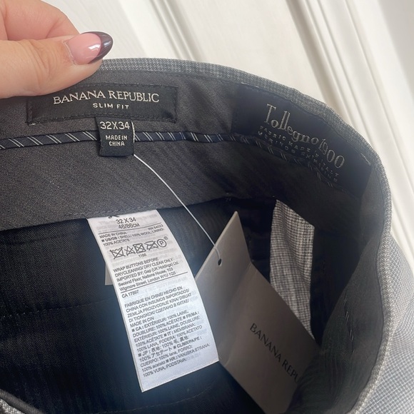 Banana Republic NWT Tollegno Suit Jacket & Pants - Picture 12 of 15